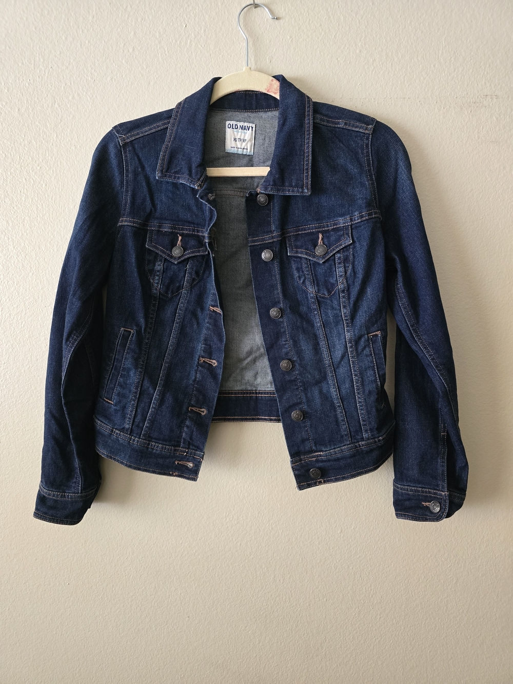 Old Navy Women's Dark Blue Denim Jacket